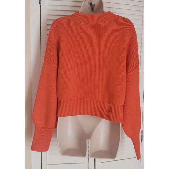 Free People Orange Sweater - Picture 7 of 9